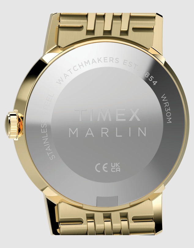 TIMEX - Marlin® 34mm Gold-tone Stainless Steel Bracelet Watch