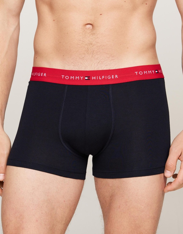 Tommy Hilfiger - 3-Pack Essential Logo Waistband Trunks