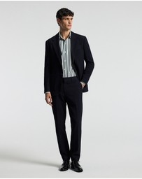 Calibre - Herringbone Jacquard Blazer Navy