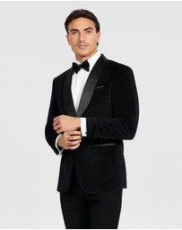 Tarocash - Pleated Front Tuxedo Shirt