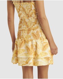 Zerafima - Saffron Leaf Tiered Skirt