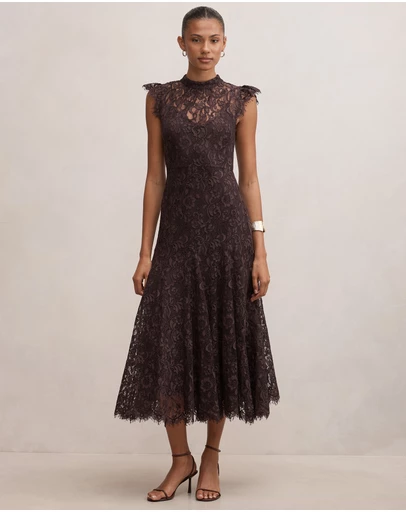 Forever New - Arielle Lace Midi Dress