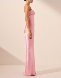 Shona Joy - La Lune Strapless Rushed Bodice Maxi Dress