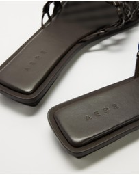 AERE - Leather Braided Slides