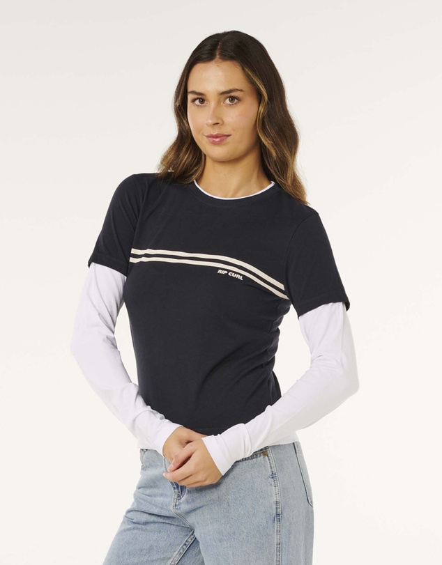 Rip Curl - Surf Revival Layered Long Sleeve Tee