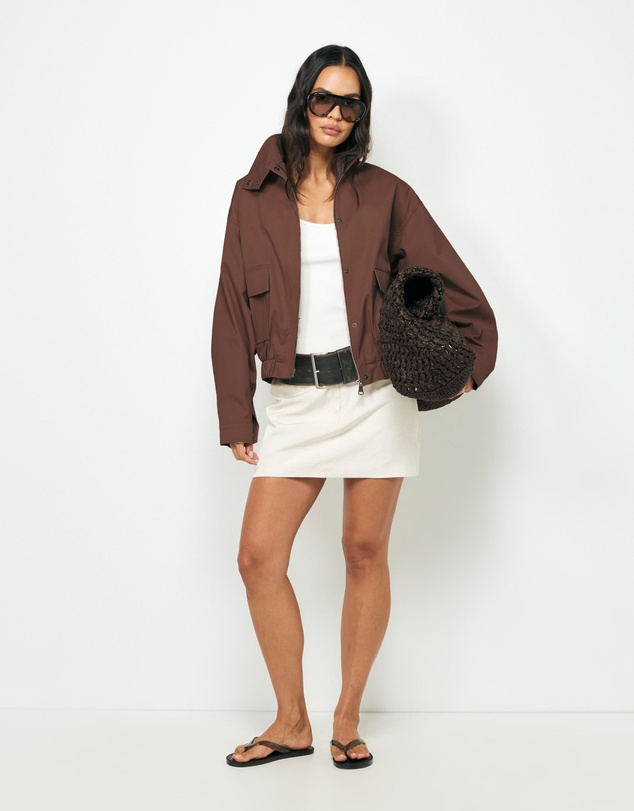 AERE - Ines Funnel Neck Bomber