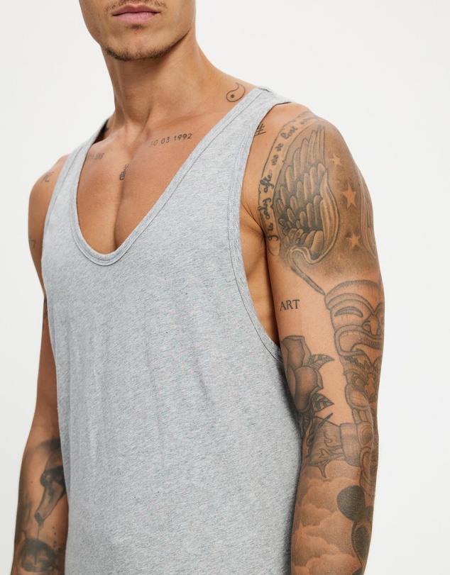 Surrounded By Ghosts - The Hexaferrum Assymetrical Cotton Singlet