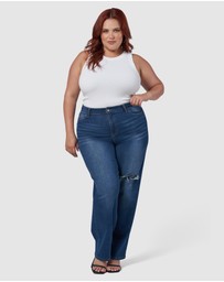 Indigo Tonic - Ruby Straight Leg Distressed Jean