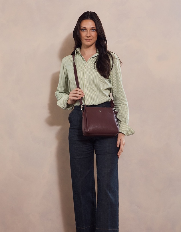 Pierre Cardin - Pierre Cardin Ladies Leather Crossbody Bag