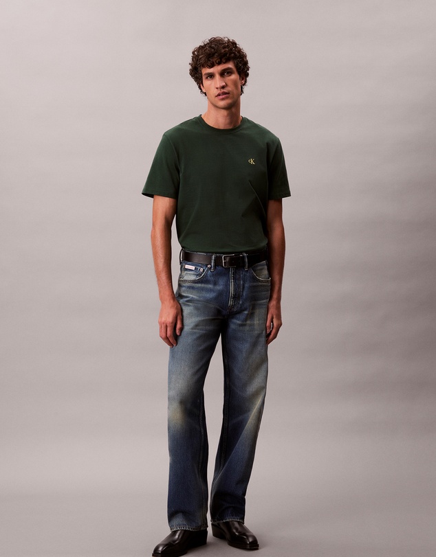 Calvin Klein Jeans - Embroidered Monogram Logo Relaxed T-Shirt