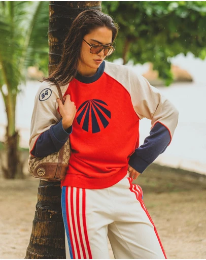 Araminta James - Races Waffle Sweatshirt