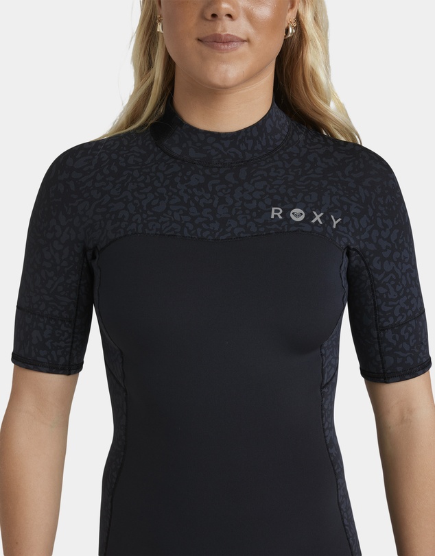 Roxy - Womens 2mm Swell natural Back Zip Springsuit