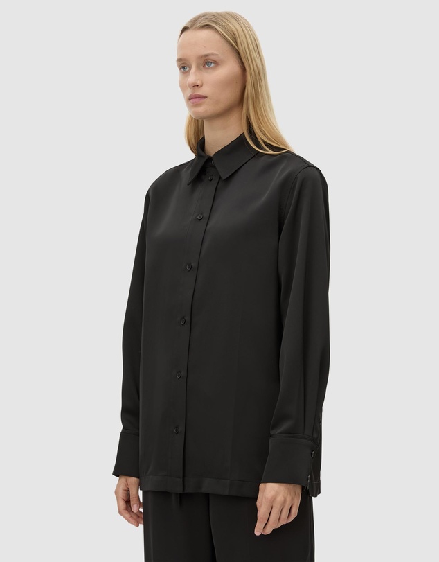 C&M CAMILLA AND MARC - Ground Satin Long Sleeve Shirt