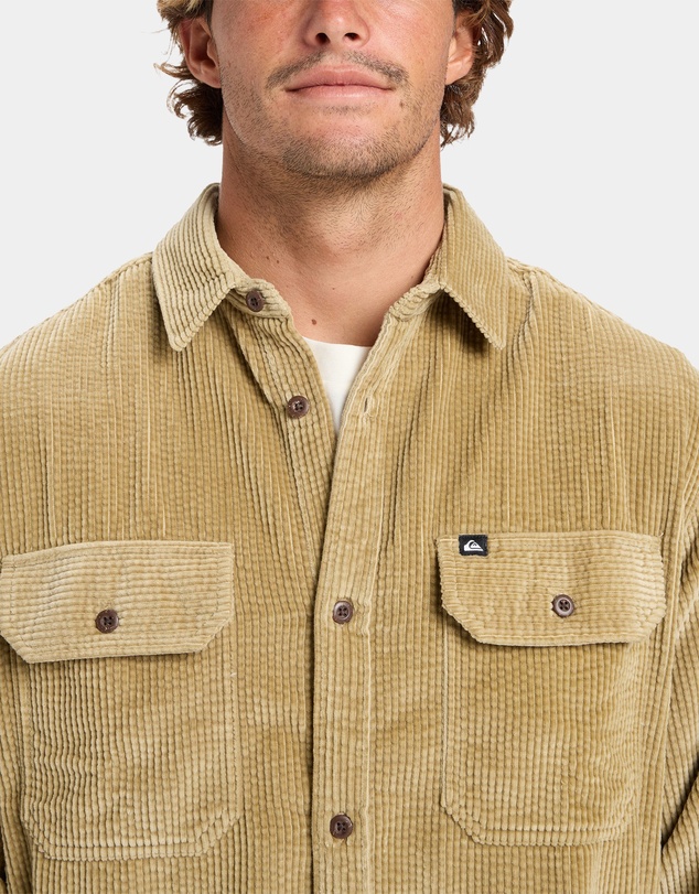 Quiksilver - Mens Venturo Cord Long Sleeve Shirt