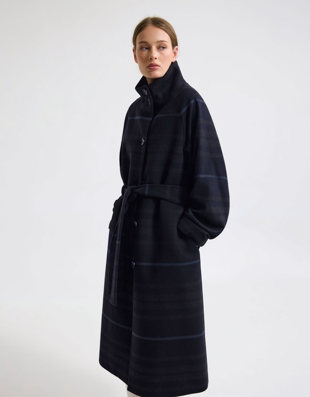 Oxford - Edi Wool Funnel Collar Coat