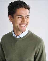 3 Wise Men - 3 Wise Men Driver Crew Neck - Army Green