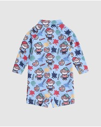 Huxbaby - Parisian Painter Pup Swimsuit - Babies-Kids
