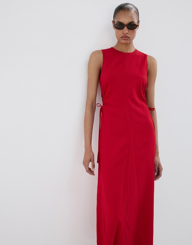 M.N.G - Cut-Out Dress with Bows