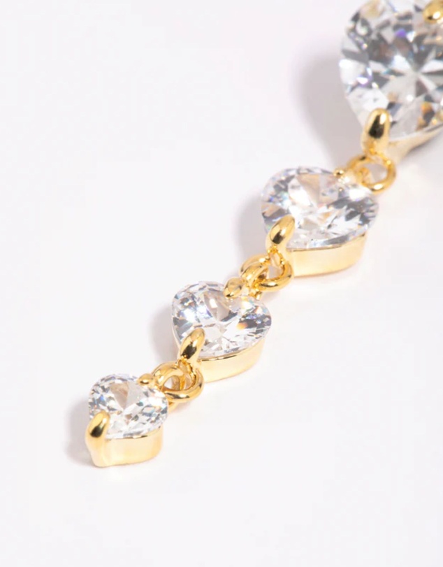 Lovisa - Gold Plated Surgical Steel Heart Belly Bar