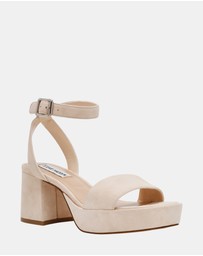 Steve Madden - Mercerr Blush Suede Heels