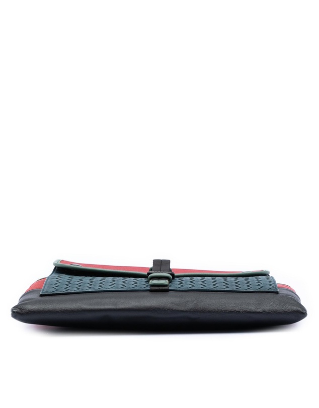 Pre-Loved by Azura Reborn - Pre-Loved Canvas and Nappa Intrecciato Clutch