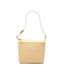 Pre-Loved by Azura Reborn - Pre-Loved CC Chocolate Bar Lambskin Shoulder Bag