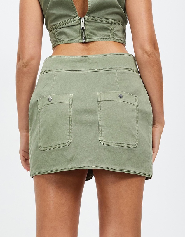 Third Form - Uniform Zip Up Skirt