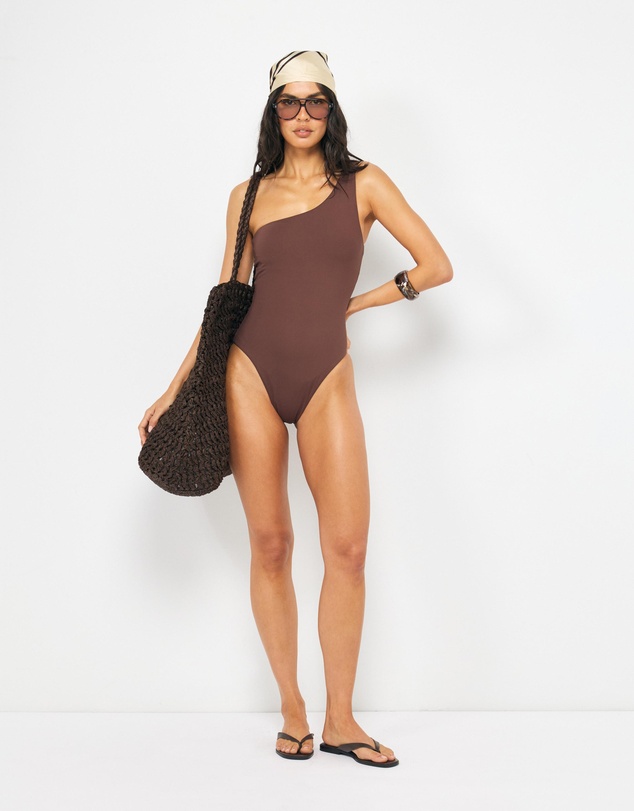 AERE - Uluwatu One Shoulder Swimsuit