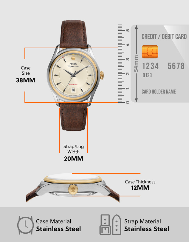 Fossil - Signature CS-1 Brown Analogue Watch