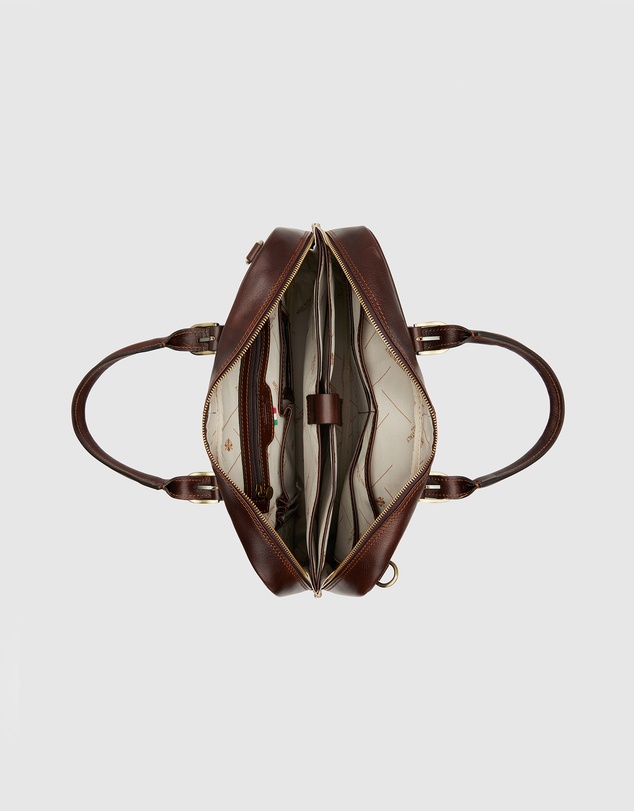 Republic of Florence - The Madrid Matt Choc Laptop Case