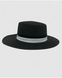 Jacaru - Jacaru 1882 Boater Hat Black