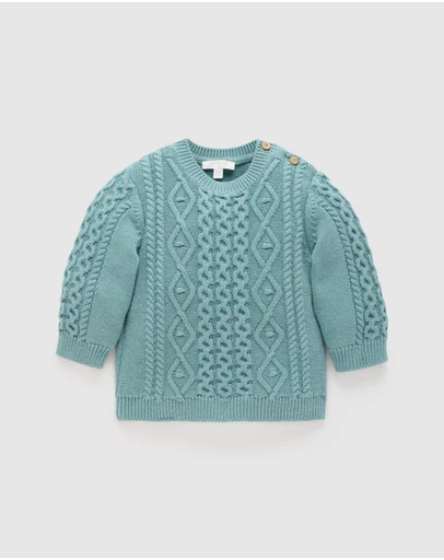 Purebaby - Cable Jumper -Kids-Babies