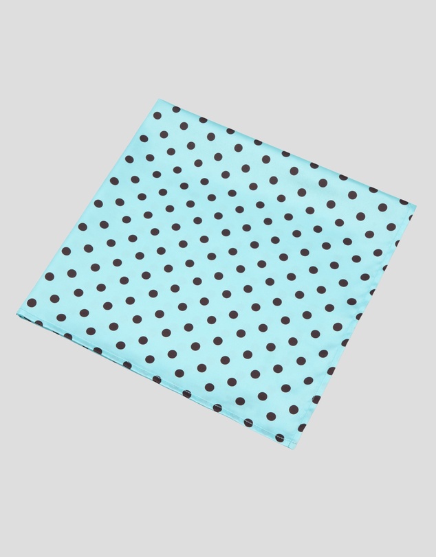 Vacay Swimwear - Havana Head Scarf Blue Polka