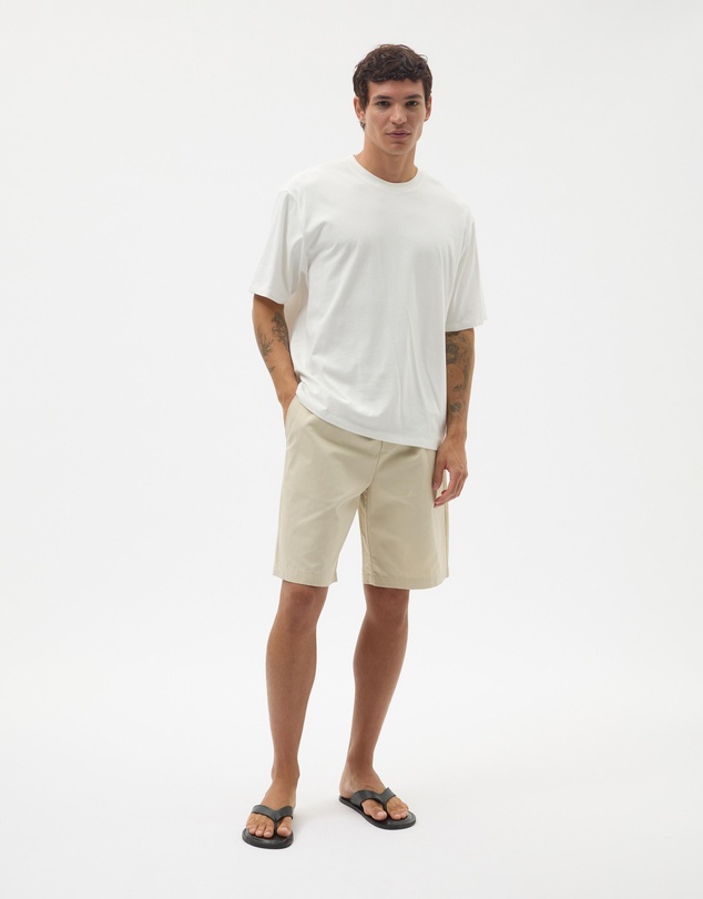 AERE - Long Linen Blend Shorts