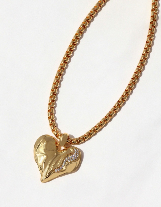 Jackie Mack - Adore Heart CZ Necklace