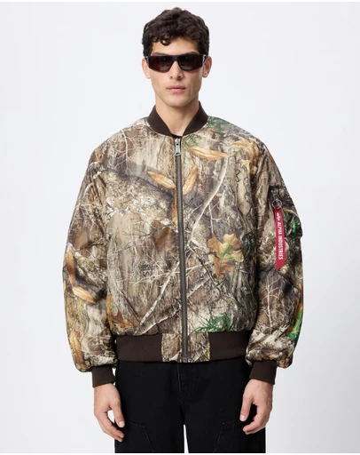 Alpha Industries - Ma-1 Relaxed Fit Flight Jacket (Oxford Camo)