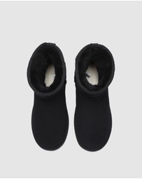 EVERAU - Australian Shepherd Ugg Mini Classic Sheepskin Upper UGG Boots