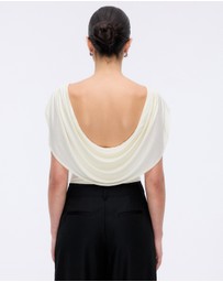 Minima Esenciales - Laramie Draped Bodysuit