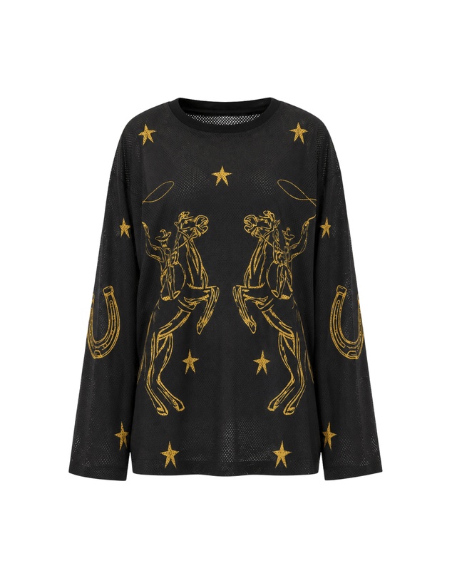 THE TALES - Cowboy Long Sleeve Football Jersey