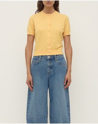 Assembly Label - Semra Cotton Cashmere SS Cardigan