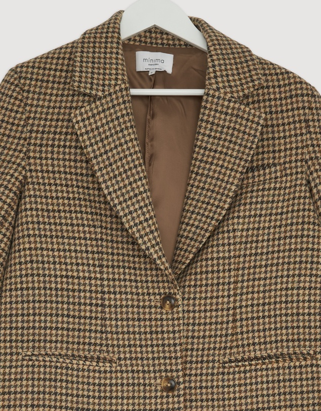 Revibe - Repaired Minima Esenciales Desi Wool Blazer - AU 8
