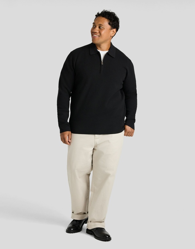 Johnny Bigg - Sven 1/4 Zip Polo Sweater