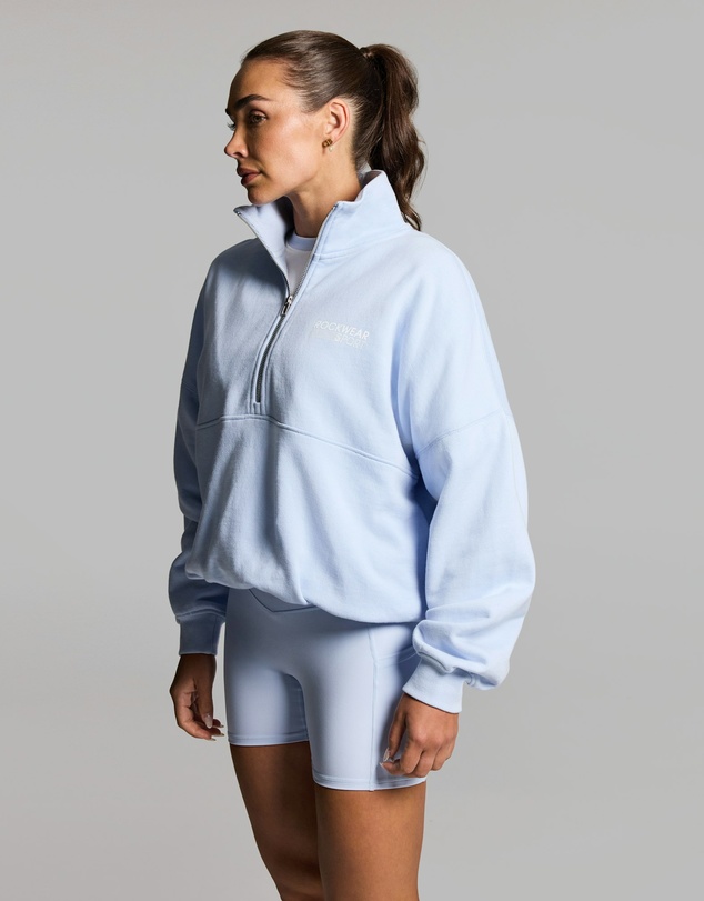 Rockwear - Cotton Fleece Cinched Half Zip