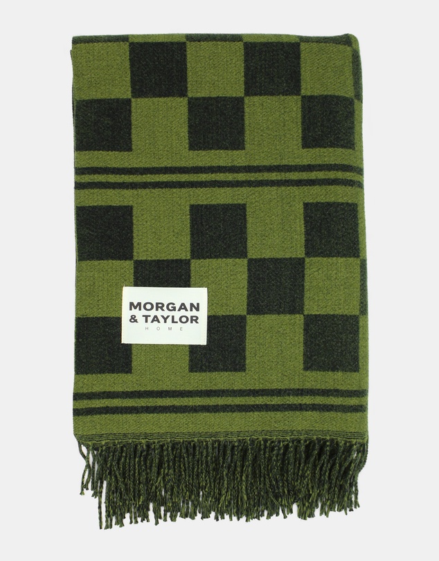 Morgan & Taylor - Haven Throw Blanket in Green
