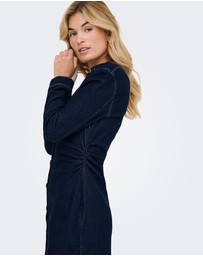 ONLY - Caitlin Denim Buttoned Midi Dress