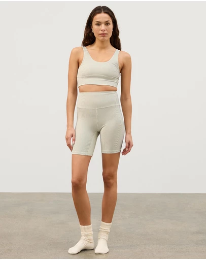 Zulu & Zephyr - Stripe Rib Crop Top