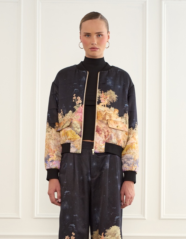 Aqua Blu Australia - Orion Cameron Bomber Jacket