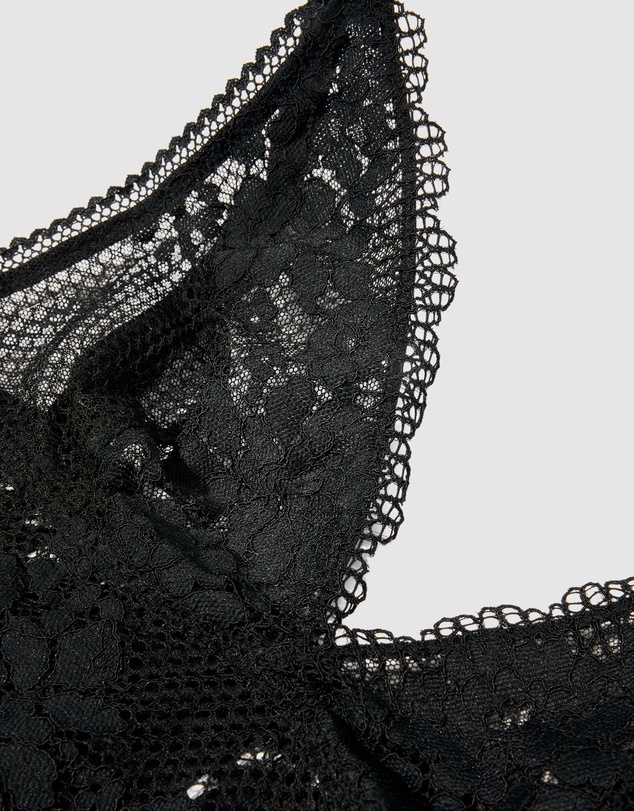 Passionata - Nina Unpadded Triangle Cup Longline Lace Bralette