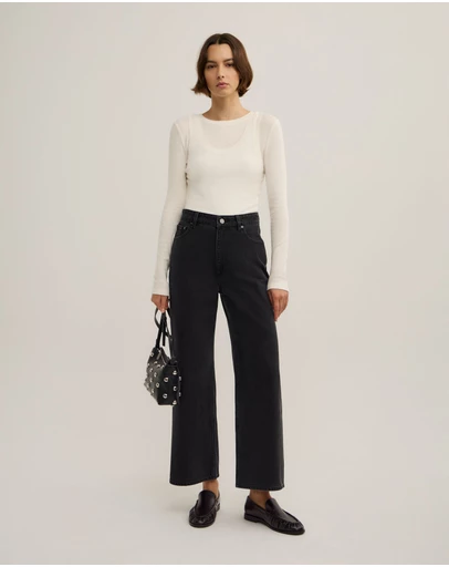 Witchery - Wide Leg Crop Jeans