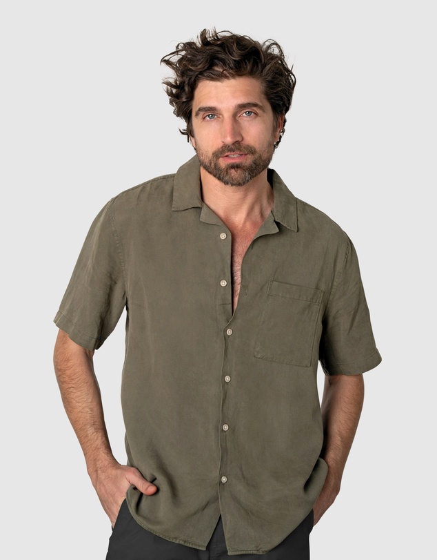 Mosmann - Avalon Short Sleeve - Khaki Green